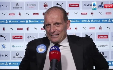 Milan-Lazio, "poverino...": clamoroso Allegri sull'arbitro Collu