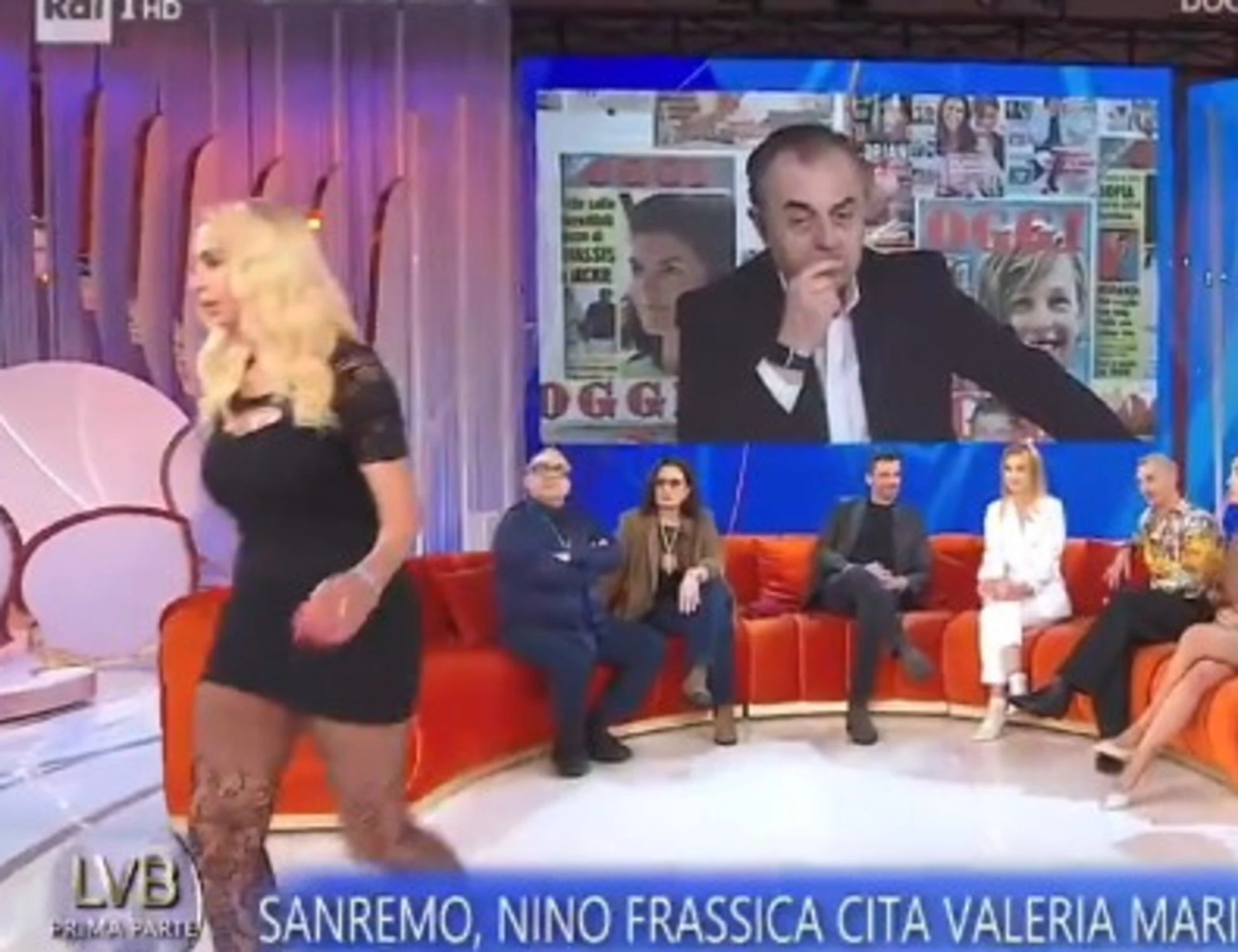 Nino Frassica umilia Valeria Marini? Lei lascia lo studio in lacrime