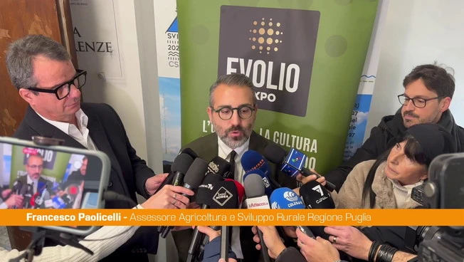 Evolio, Paolicelli "Produzione di olio importante per la Puglia"