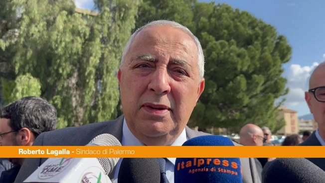 Lavori chiesa Borgo Nuovo a Palermo, Lagalla 