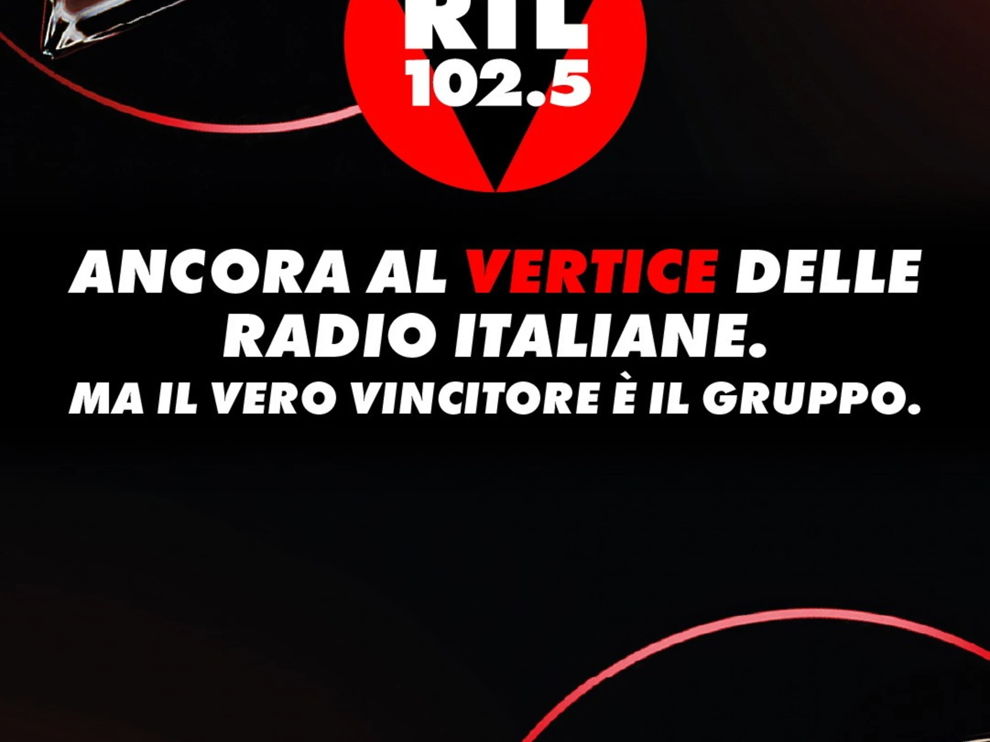RTL 102.5 ANCORA AL VERTICE DELLE RADIO ITALIANE NELLA RILEVAZIONE AUDIRADIO