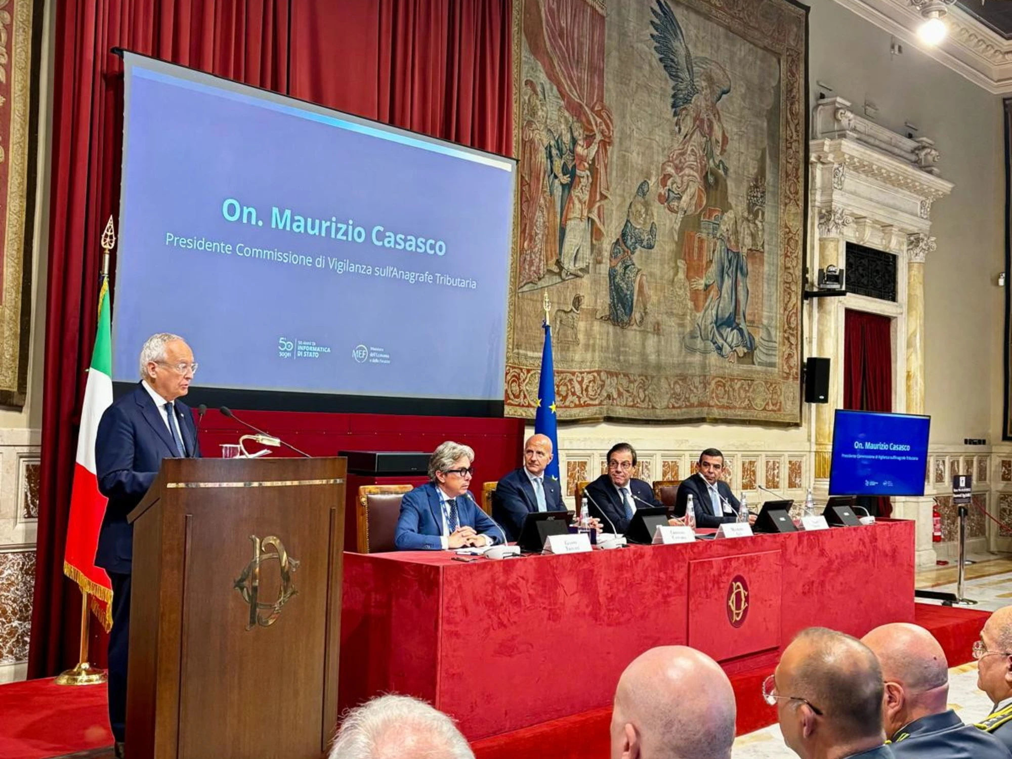 L'intervento di Maurizio Casasco per i 50 anni di Sogei