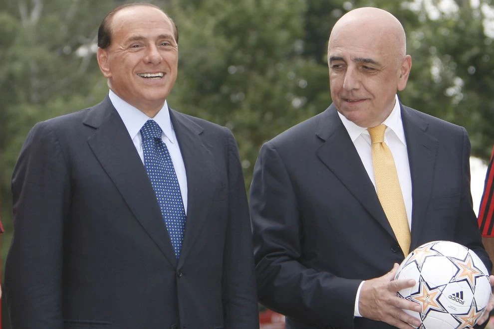 Silvio Berlusconi e Adriano Galliani