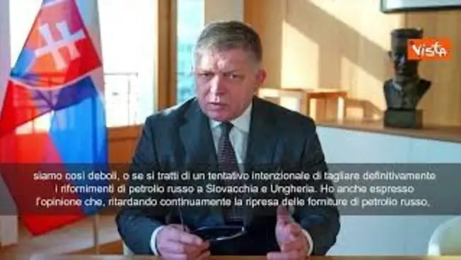 Leggi l'articolo: Il premier slovacco Fico a Bruxelles: No progressi su petrolio, Zelensky vuole rovesciare Orban