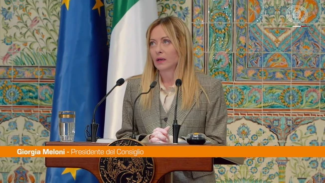 Medio Oriente, Meloni "Dall'Italia sostegno a ogni iniziativa per la stabilità"