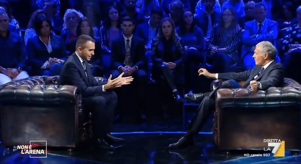 Non è l'arena, Luigi Di Maio "in fuga" da Matteo Salvini: rifiuta il confronto tv proposto da Giletti