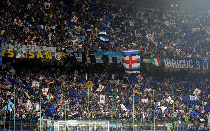 Inter, cori razzisti: curva chiusa per un turno