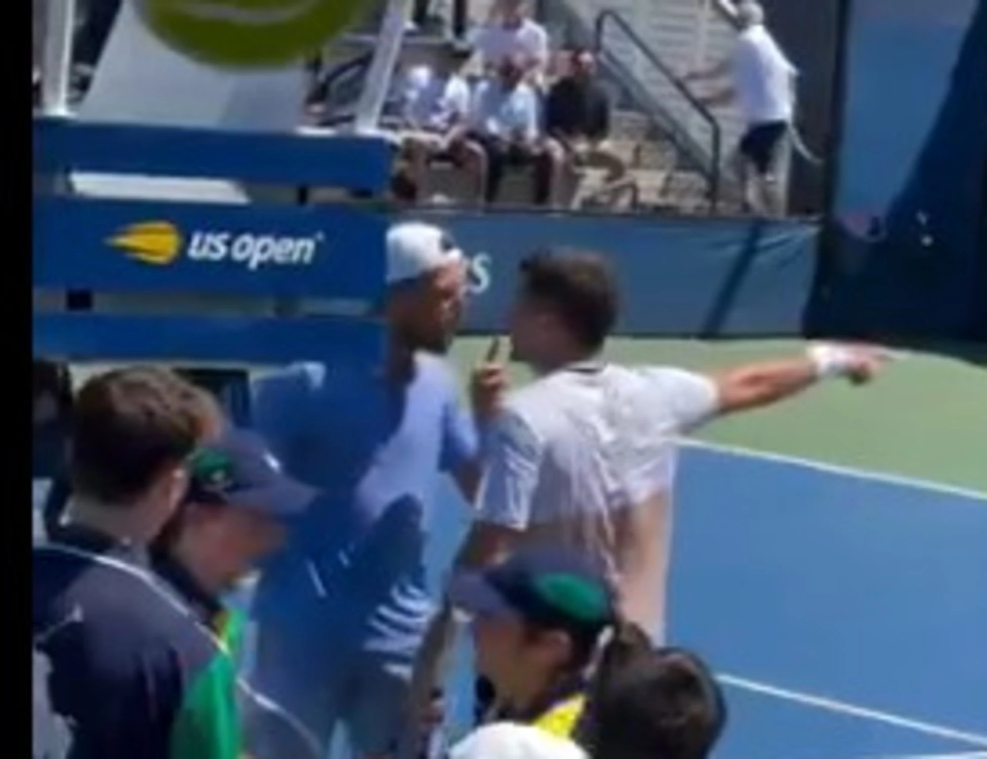 Us Open, rissa in campo tra Gomez e Grenier: insulti e mani alzate