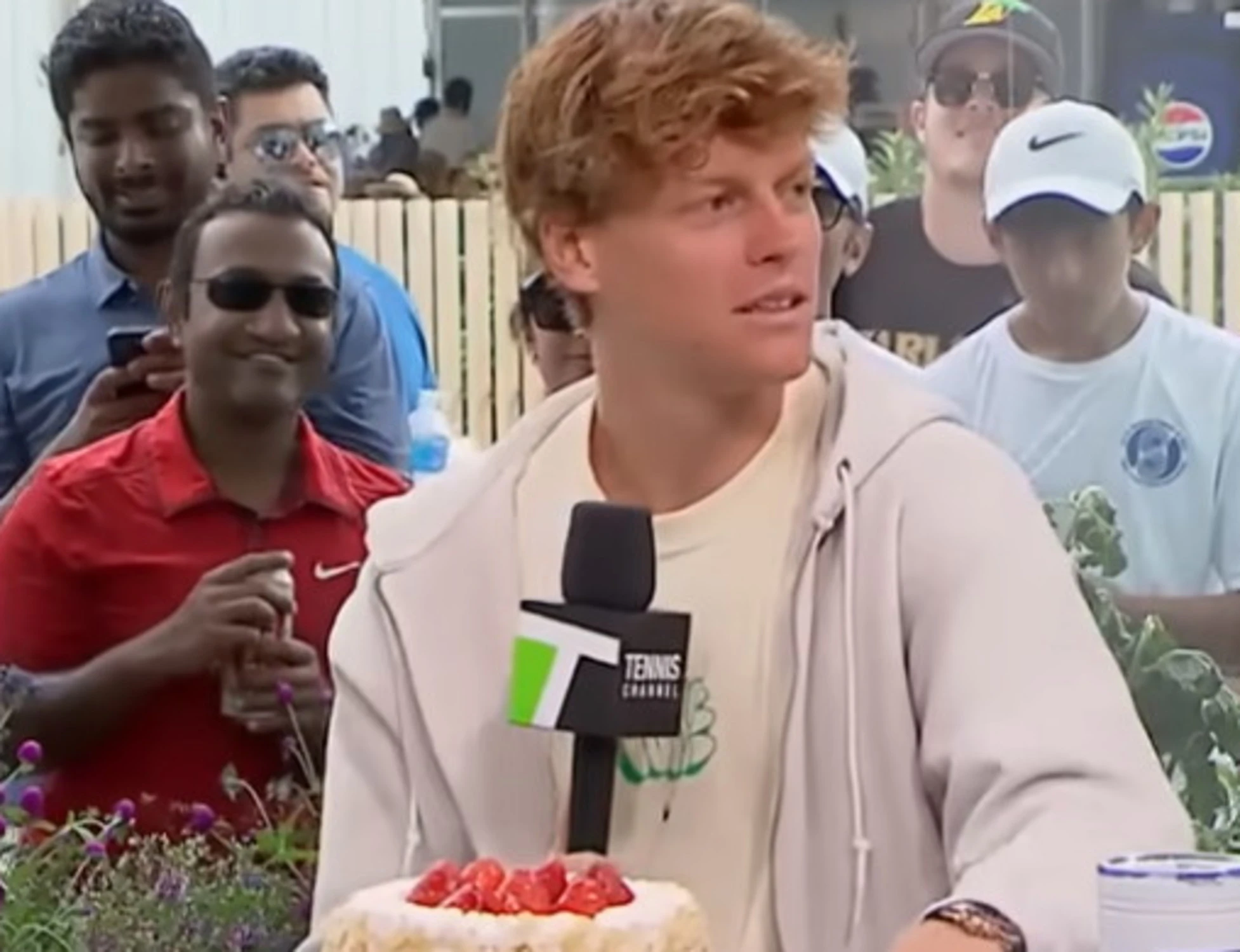 Sinner, torta speciale a Cincinnati: "Cosa mi ricorda"