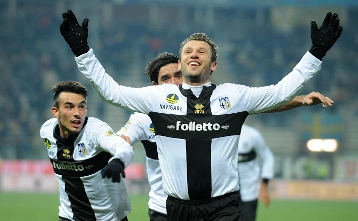 Serie A, Parma-Bologna 1-1: per Cassano 100 gol in campionato