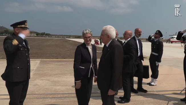 Mattarella alla cerimonia per il decennale del Parco di Pantelleria