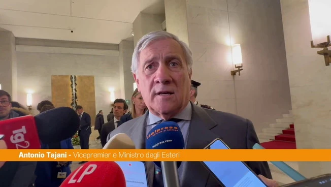 Iran, Tajani "Lavoriamo perché si arrivi a una de-escalation"