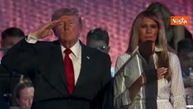 Inno americano e fuochi d'artificio, la festa al National Mall di Washington per il 250esimo Usa