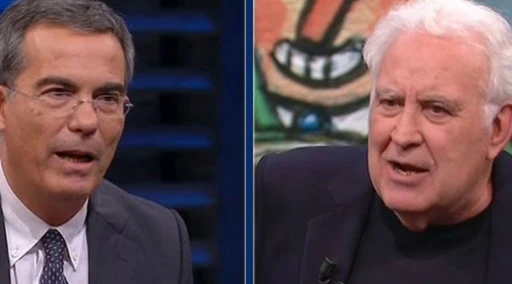 Michele Santoro, raptus contro Floris: "Questo non è complesso!"