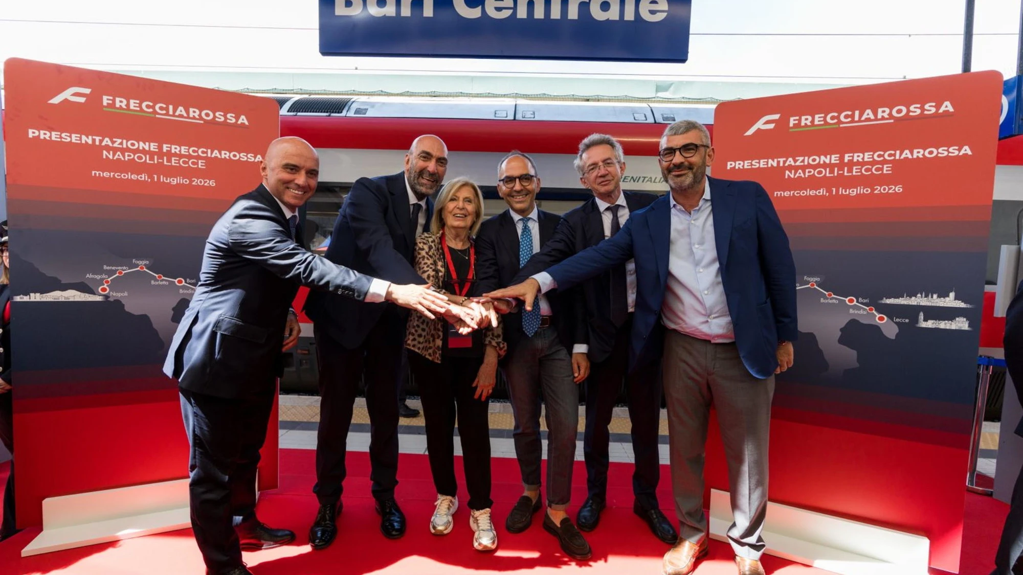 I binari uniscono il Mezzogiorno Parte il Frecciarossa Napoli-Lecce