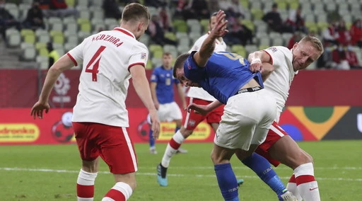 Nations League, Italia sbatte contro il muro polacco: 0-0 a Danzica