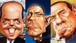 Angelino, Enrico e Silvio visti da Benny