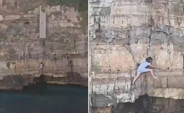 Polignano a mare, voleva scattare una foto: turista resta bloccata sulla scogliera