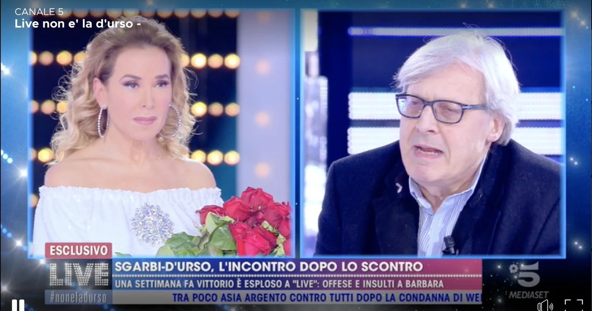 &nbsp;Live-Non &egrave; la D'Urso, Vittorio Sgarbi, Barbara D'Urso