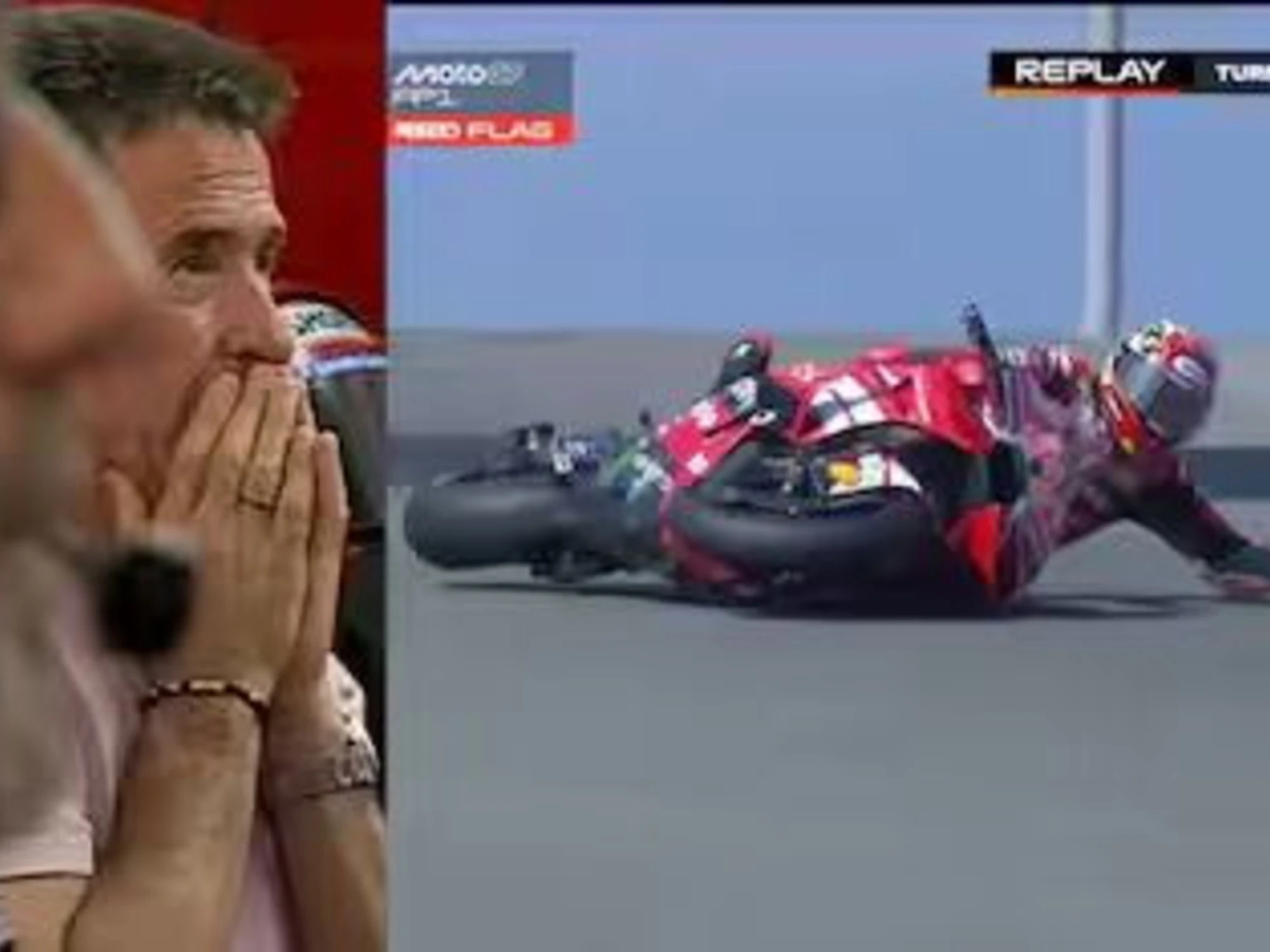 Marc Marquez si schianta contro il muro: come sta e il panico nel box