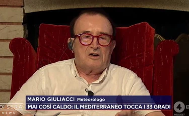 4 di Sera, Giuliacci: "Questa l'estate più calda di sempre? Una falsità"
