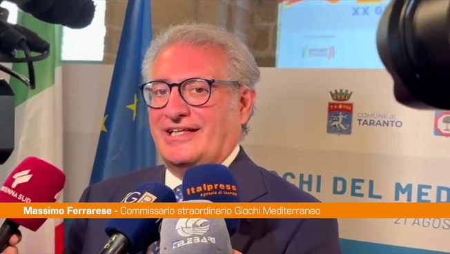 Giochi Mediterraneo, Ferrarese "Opere quasi concluse,sold out per inaugurazione"