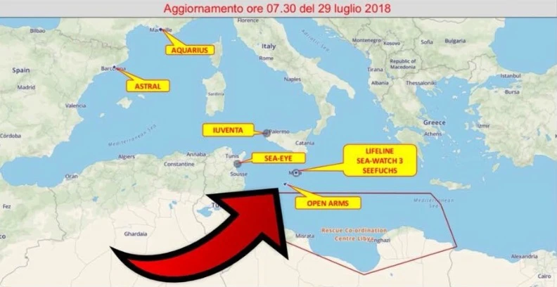 Open Arms, Matteo Salvini esulta: "Dopo giorni di attesa inutile, la Ong se ne va via a mani vuote"