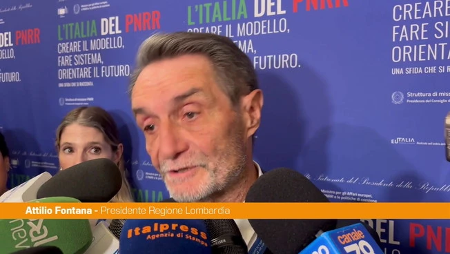 Pnrr, Fontana "È stata riconosciuta la capacità di spesa della Lombardia"