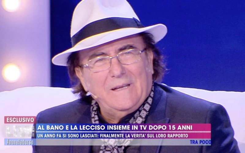 Albano Carrisi, la frase "fuorionda" su Romina Power sfuggita in diretta dalla D'Urso: "Lecciso umiliata"