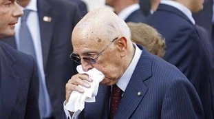 Ai funerali di Loris D'Ambrosio