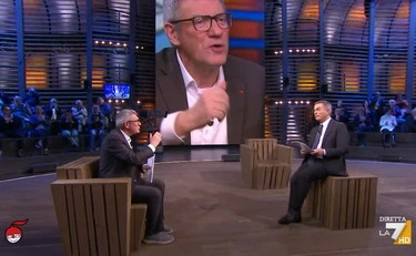 Giovanni Floris, Landini spiega lo sciopero di venerdì? La sua reazione è sconcertante