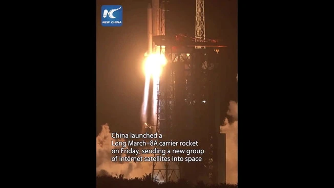 Cina: razzo Long March-8A lancia nuovi satelliti Internet