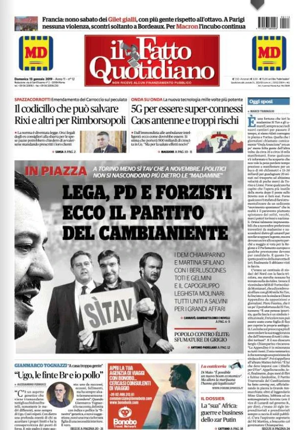 Marco Travaglio, sul Fatto Quotidiano il titolo più ridicolo di sempre: pronto a tutto per Luigi Di Maio