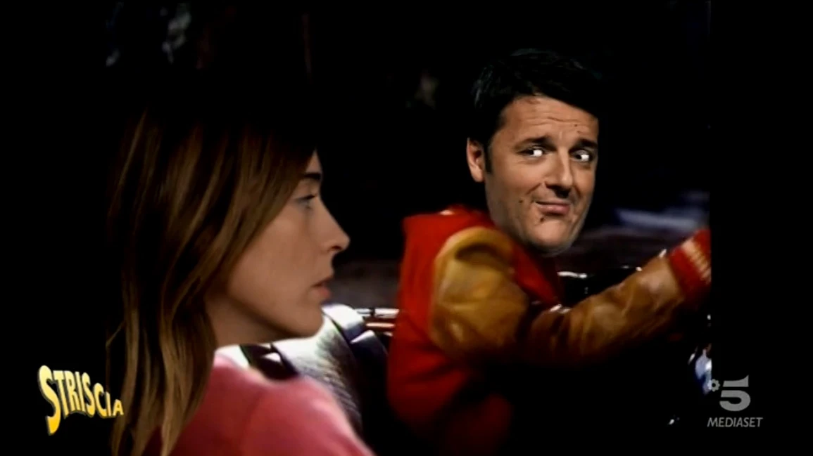 Striscia la Notizia, il video con cui seppellisce Matteo Renzi: "La Boschi? La porto in camporella, così..."