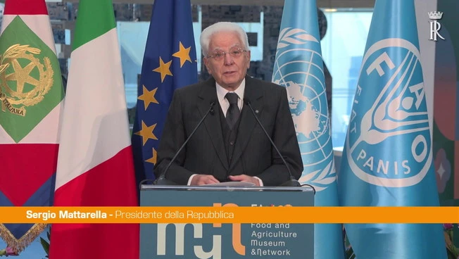 Mattarella "Inaccettabile il regresso del multilateralismo"