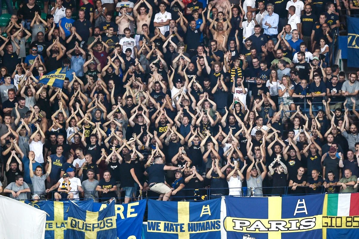 SETTORE BENTEGODI CHIUSO PER UN TURNO, ROMA MULTATA, 5 SQUALIFICATI