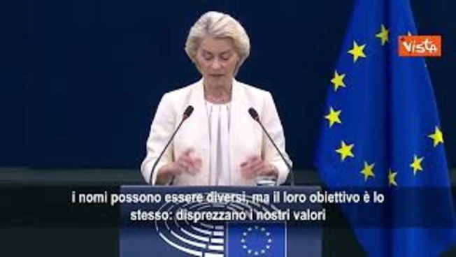 Von der Leyen: Lottiamo insieme per l'idea europea contro chi la vuole distruggere