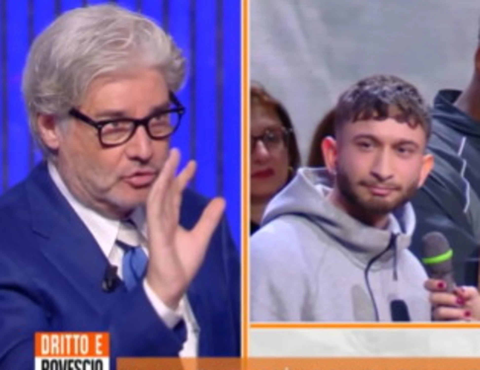 Dritto e rovescio, Del Debbio spiana Martin: "Questo è inaccettabile"