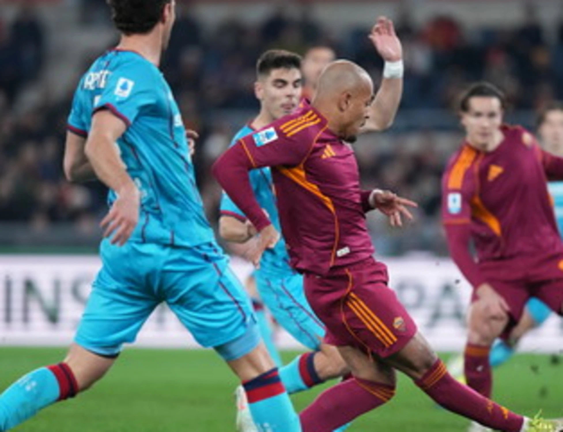 Serie A, Roma-Cagliari: la doppietta di Malen regala la vittoria ai giallorossi