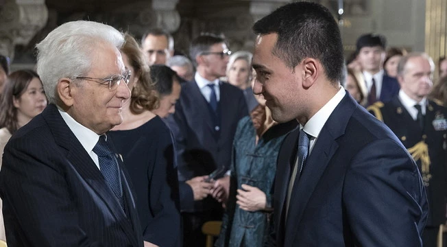 Luigi Di Maio, il ministro degli Esteri ora è a favore  della ricandidatura di Sergio Mattarella