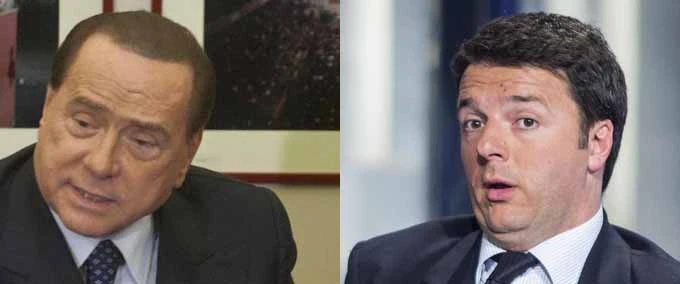 Silvio Berlusconi e Matteo Renzi