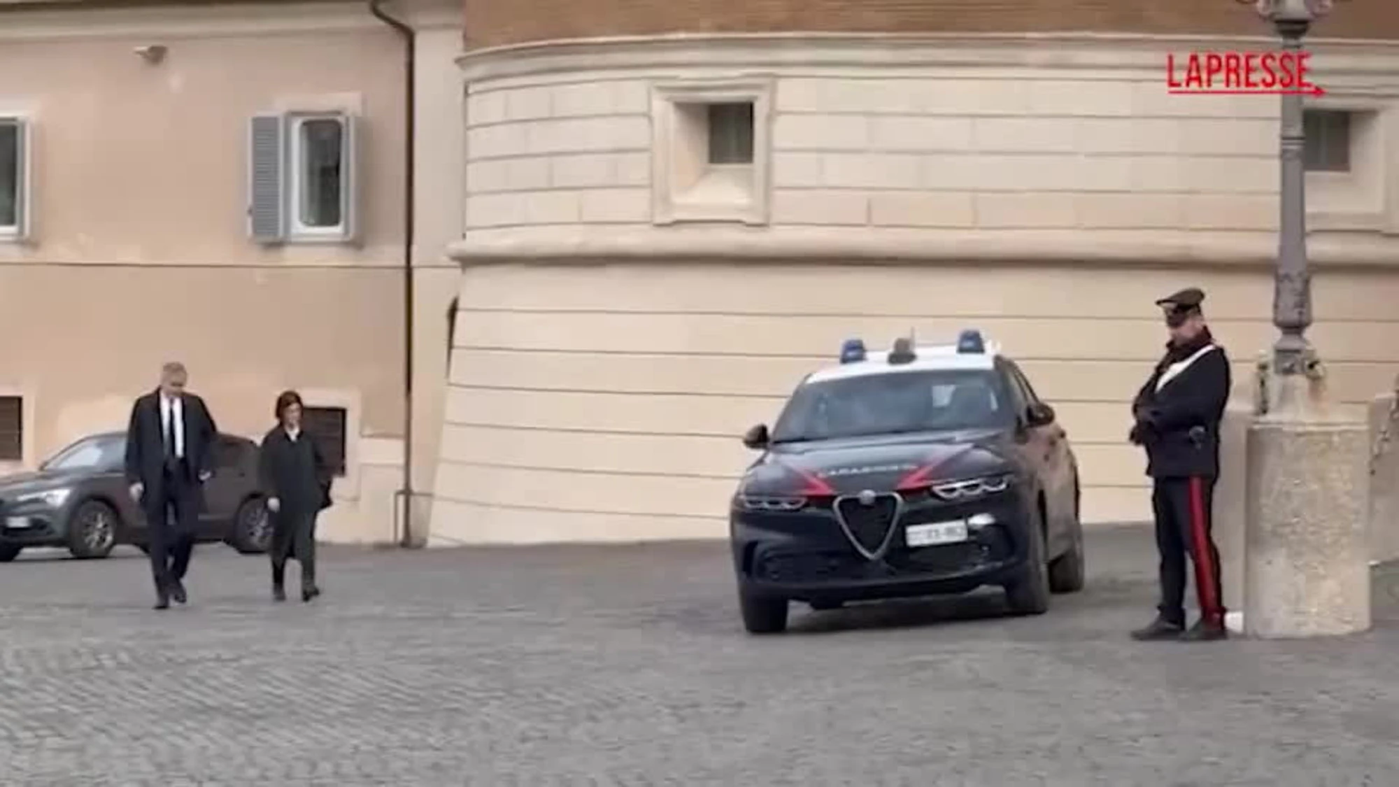 Gianmarco Mazzi, al Quirinale per il giuramento da ministro