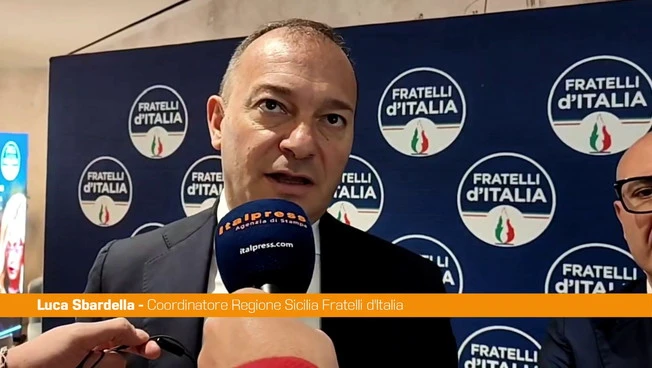Sbardella "In Sicilia maggioranza coesa, arriveremo a fine legislatura"