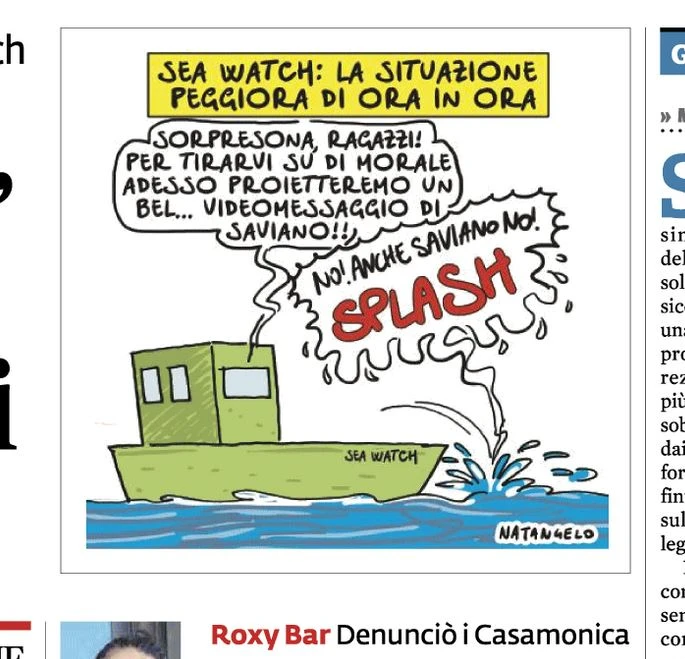 Marco Travaglio brutale, anche lui si è stancato di Roberto Saviano: prima pagina con gesto estremo