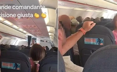 Aereo Skiathos-Napoli, passeggeri in rivolta e il comandante sbotta: "Decido io"