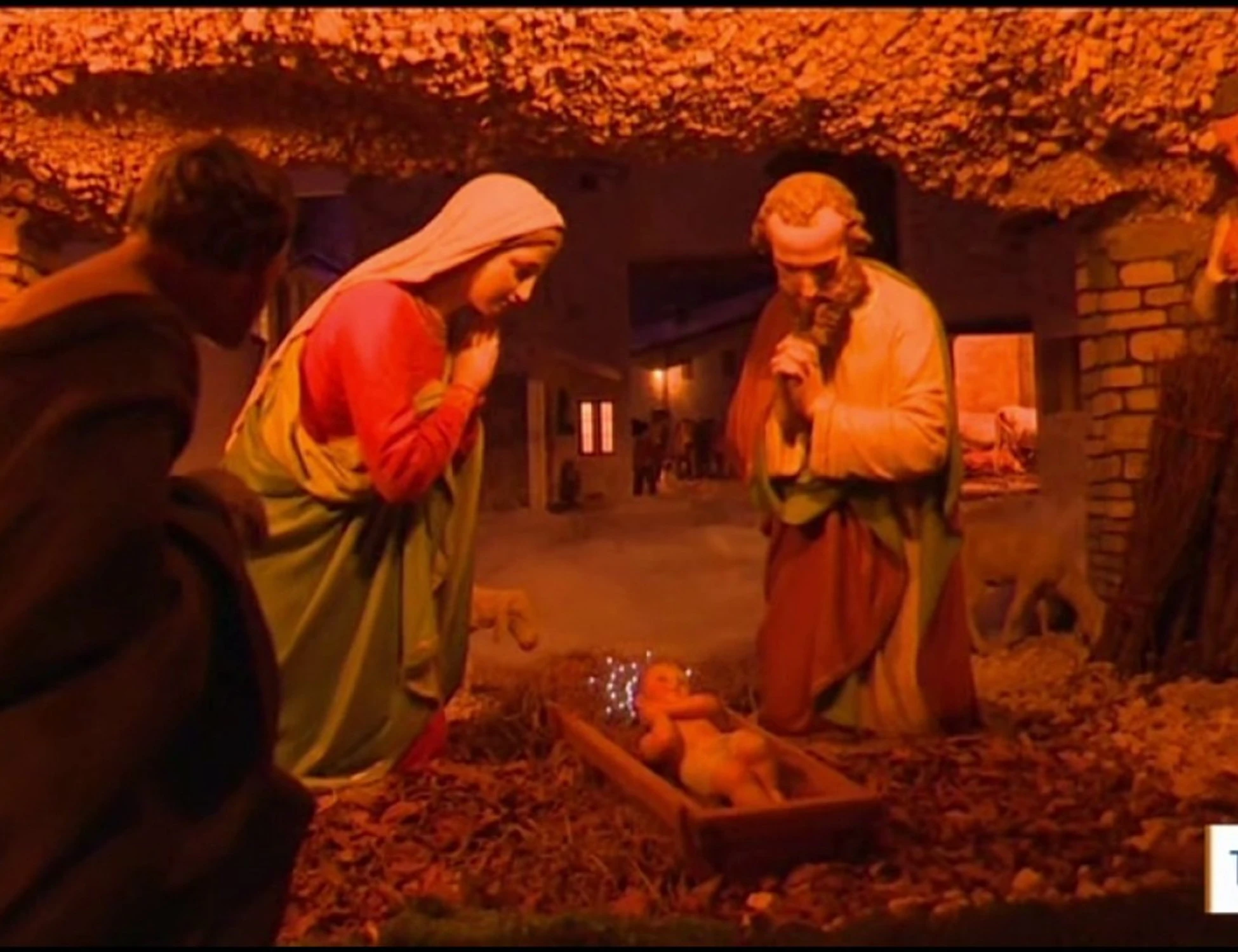 Rai 3, il presepe fa il botto al Tg3