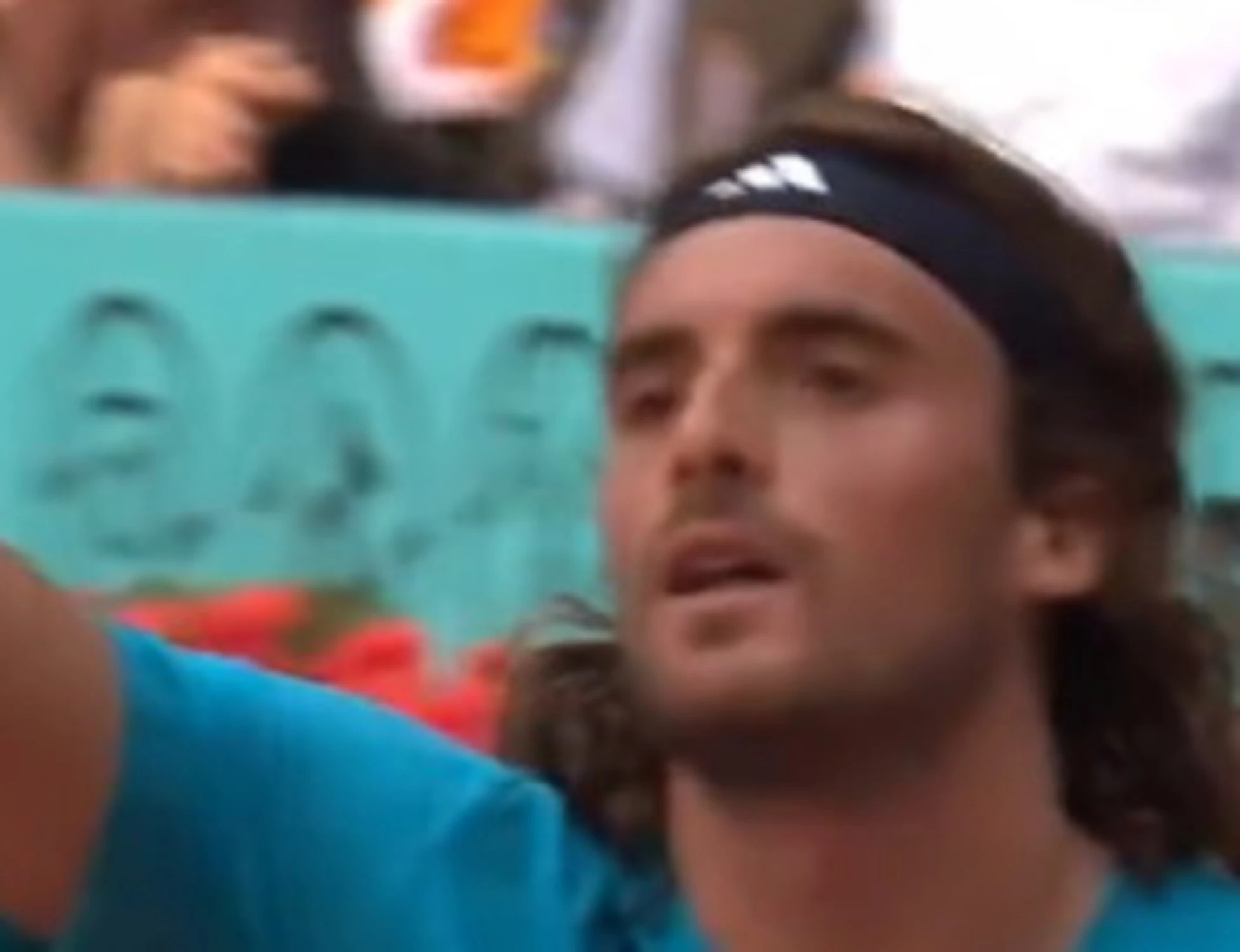 Tsitsipas-choc a Madrid, insulta suo padre: "Fott***, str***, bast***"