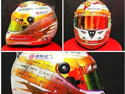 Puzzle dorato con le 32 vittorie, Alonso a Monaco con il casco nuovo