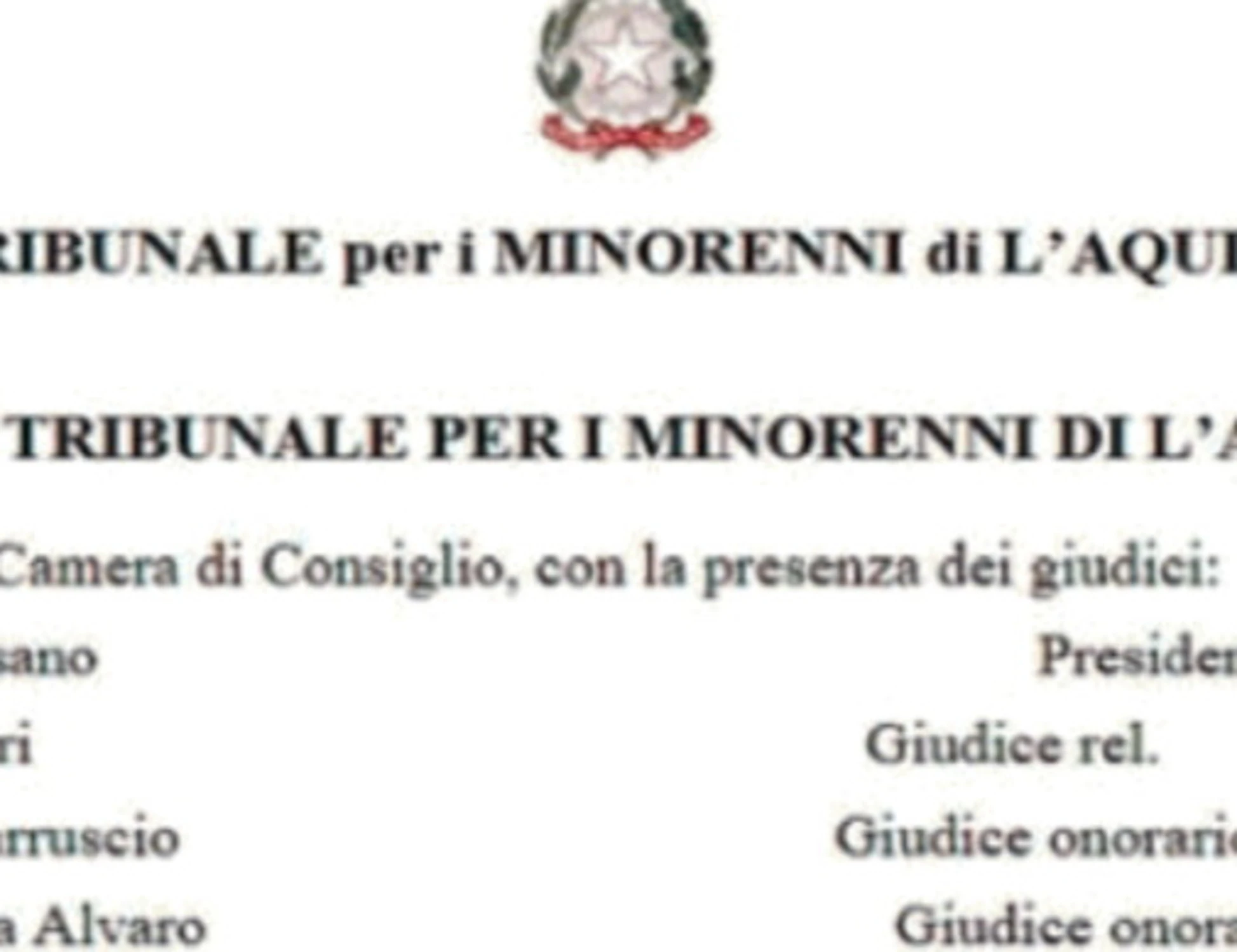 Famiglia nel bosco, ecco l’ordinanza dei giudici che ha tolto i figli ai genitori