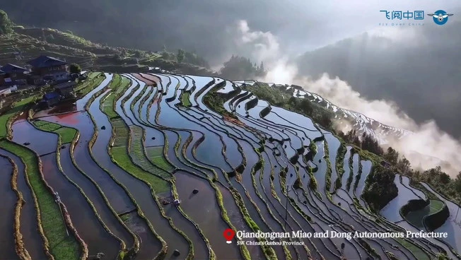 Cina, nel Guizhou inizia l'estate tra i terrazzamenti di Jiabang
